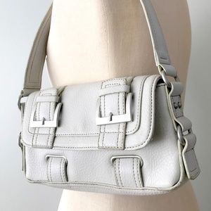 Ivory Career Buckle Handbag